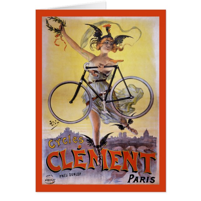 Cycles Clément 1898 Vintage Advertising Poster (Front)