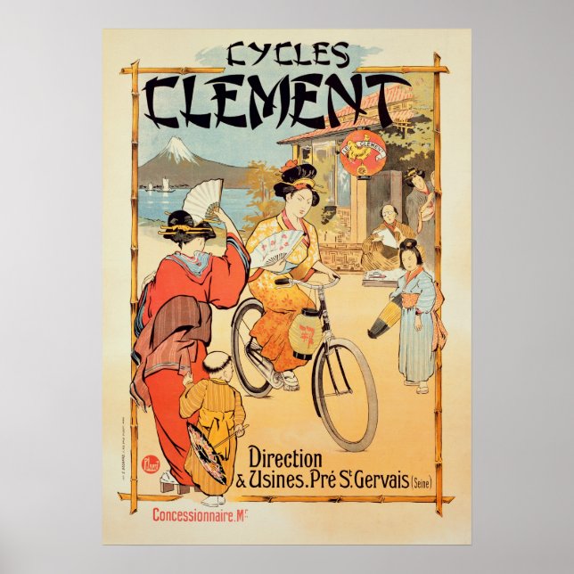 Cycles Clement Pre Saint-Gervais Poster (Front)