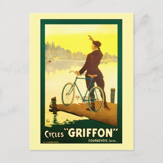 Cycles Griffon by Walter Thor Postcard (Front)