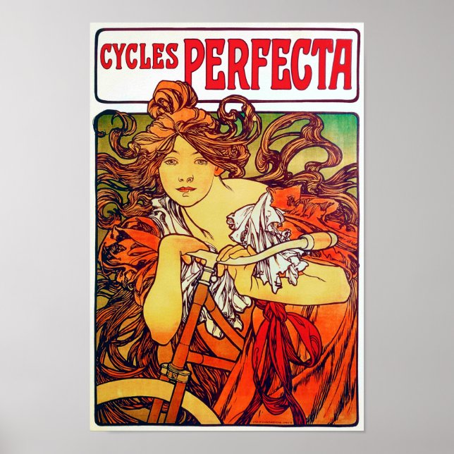 Cycles Perfecta, Mucha Poster (Front)
