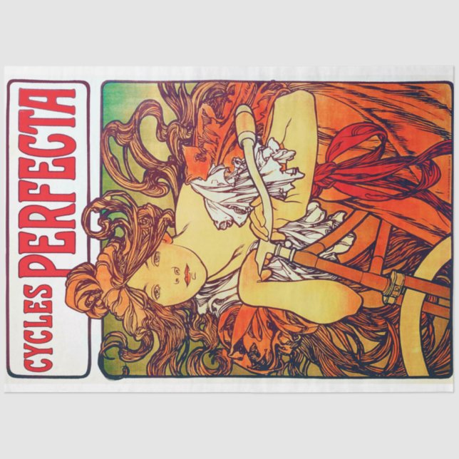 Cycles Perfecta, Mucha Tissue Paper (Front)