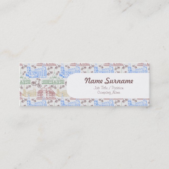 Cycling Aarhus, business card template (Front)