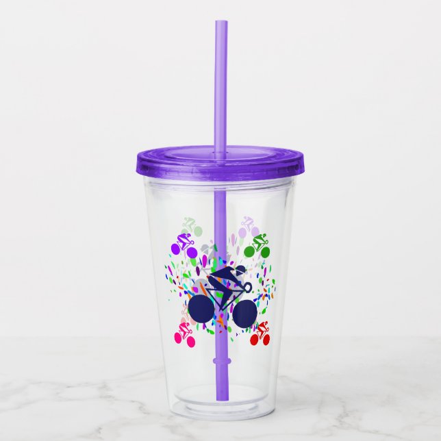 CYCLING  ACRYLIC TUMBLER (Front)