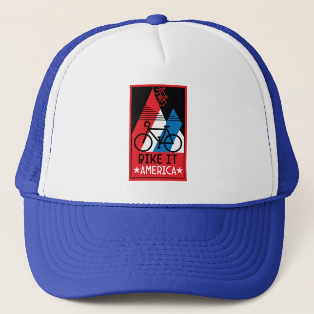 Cycling America Trucker Hat (Front)
