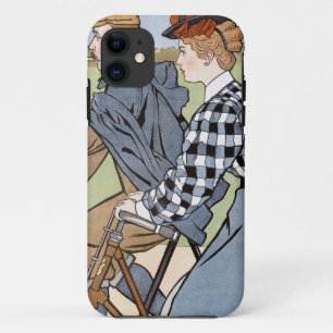 Cycling, Bicycles, Van Caspel iPhone 11 Case