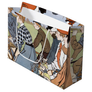 Cycling, Bicycles, Van Caspel Large Gift Bag