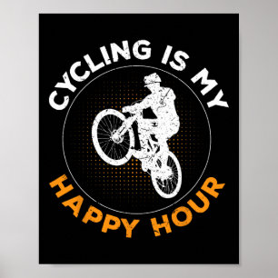 Cycling Bike Biker Sport Mountain Biking Bike Ridi Poster