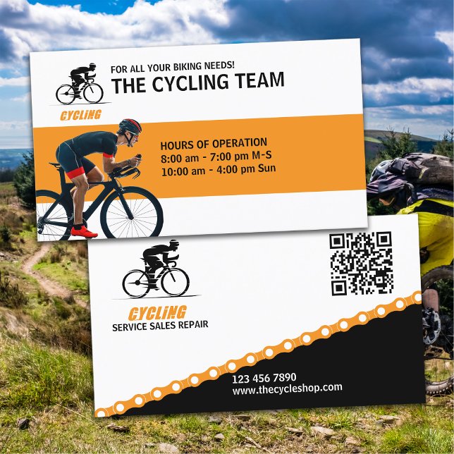 Cycling & Bike Shop Business Card (Creator Uploaded)