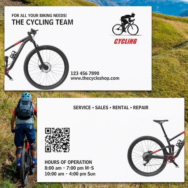 Cycling & Bike Shop Business Card (Creator Uploaded)