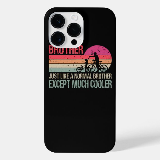 Cycling Brother Cycle Bike iPhone Case (Back)