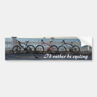Cycling Bumper Sticker