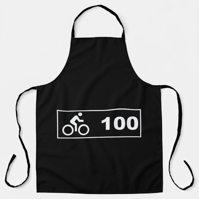 Cycling - Century Ride 100 Apron (Front)
