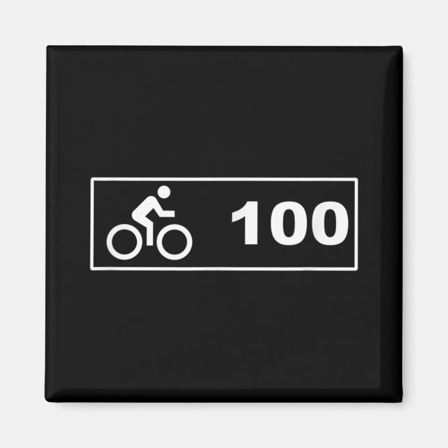 Cycling - Century Ride 100 Magnet (Front)