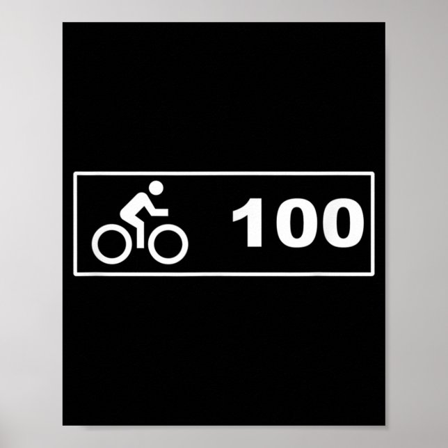 Cycling - Century Ride 100 Poster (Front)
