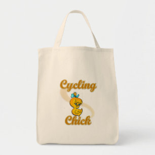 Cycling  Chick Tote Bag