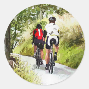 CYCLING CLASSIC ROUND STICKER