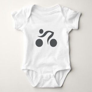 Cycling cool logo baby bodysuit