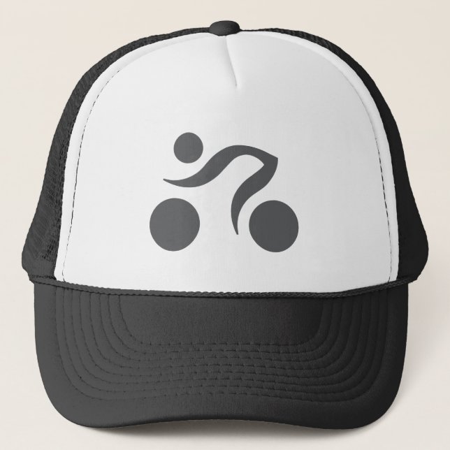 Cycling cool logo trucker hat (Front)