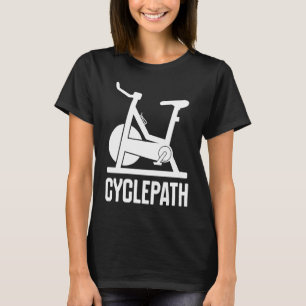 Cycling Cyclepath cyclists gym instructors T-Shirt