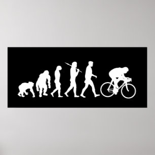 Cycling Cyclists pedal power Racing Bicycle sports Poster