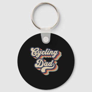 Cycling Dad Bicycle Riding Cyclist Dad Mens _1 Key Ring
