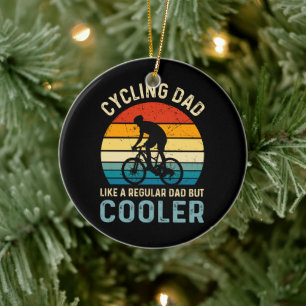 Cycling Dad   Cyclist   Cycologist   Adventure Ceramic Ornament