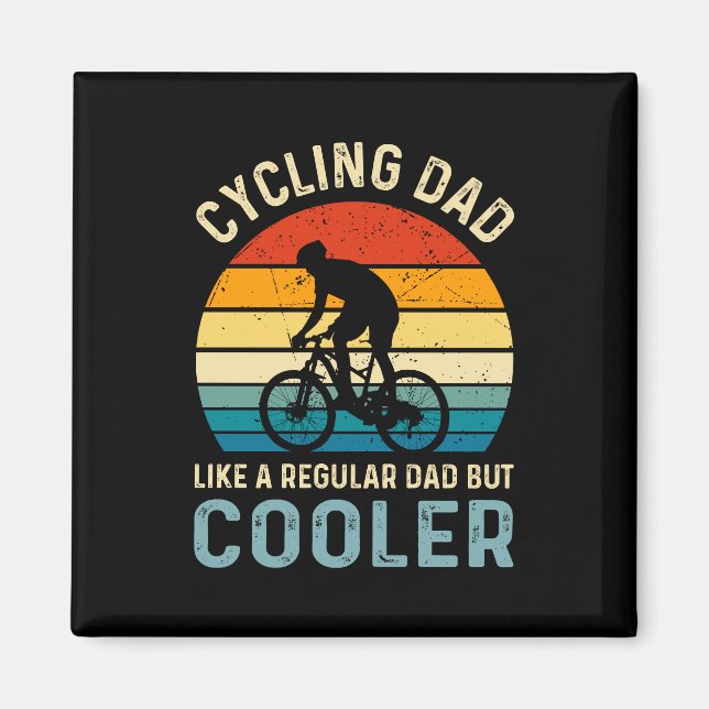 Cycling Dad | Cyclist | Cycologist | Adventure Magnet (Front)
