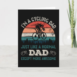 Cycling Dad - Cyclist Fathers Day Gift Card