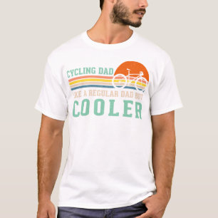 Cycling Dad Funny Bicycle Lovers Vintage Sun T-Shirt