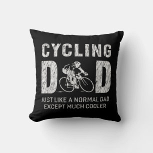 Cycling Dad Gifts For Father Cycling Cool Dad Cushion