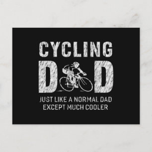Cycling Dad Gifts For Father Cycling Cool Dad Postcard