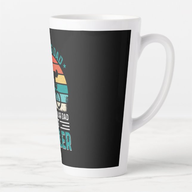 Cycling Dad Latte Mug (Right)