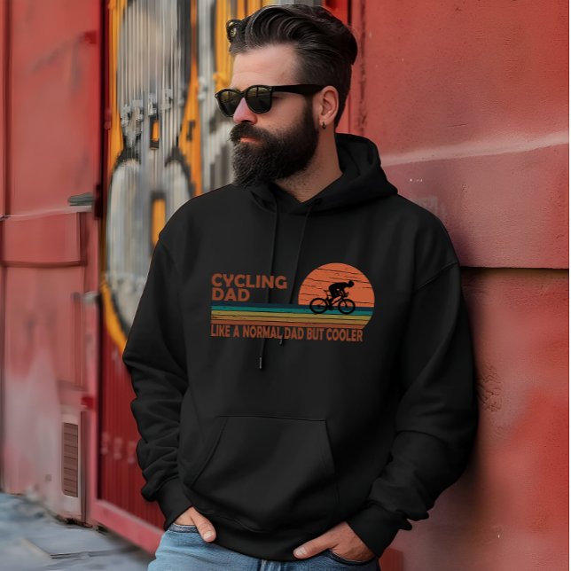 cycling dad like a normal dad but cooler hoodie (Creator Uploaded)