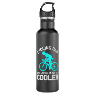 cycling dad like a regular dad but cooler 710 ml water bottle