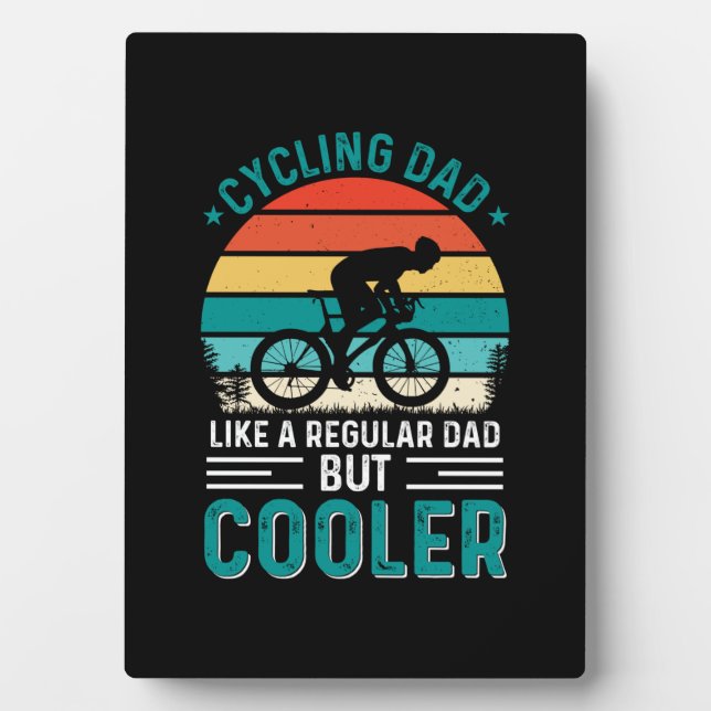 Cycling Dad Plaque (Front)