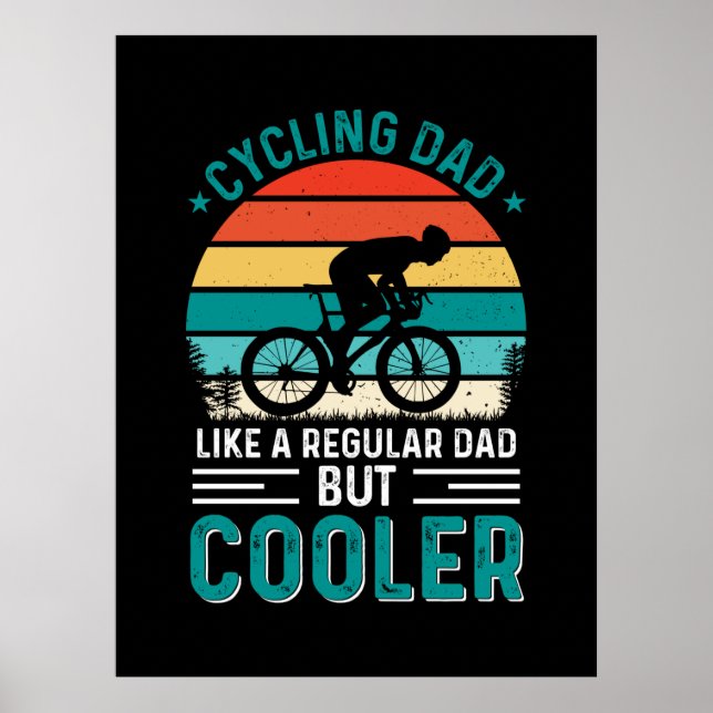 Cycling Dad Poster (Front)