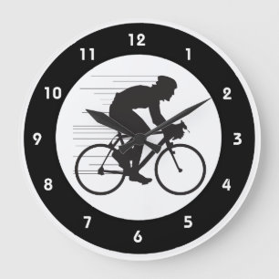 Cycling Design Wall Clock