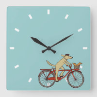 Cycling Dog with Squirrel Friend | Fun Animal Art