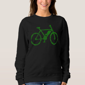 Cycling Electric Bicycle Eco E-Bike Cyclist Riding Sweatshirt