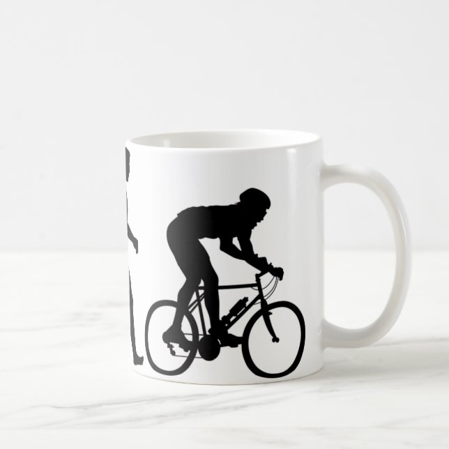 Cycling Evolution Coffee Mug (Right)