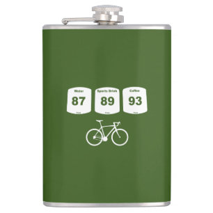 Cycling Fuel: Water, Sports Drink, Coffee Hip Flask