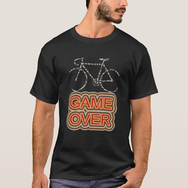 Cycling Game Over T-Shirt (Front)