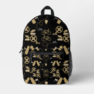 Cycling Gift Print Printed Backpack