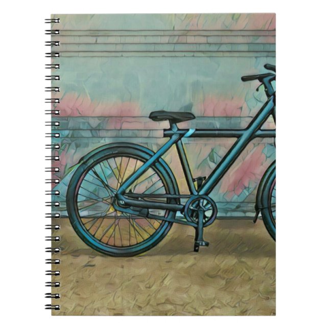 Cycling gifts for dad notebook (Front)