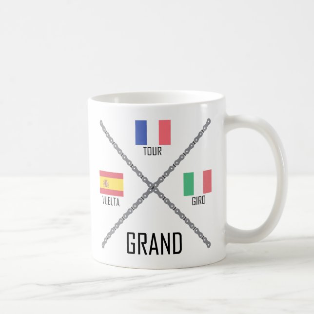 Cycling Grand Tours Coffee Mug (Right)
