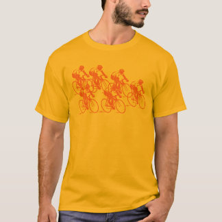 Cycling Group, Orange Design T-Shirt