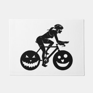 Cycling Halloween Doormat