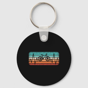 Cycling Heartbeat Bicycle Cyclist Mountain Bike Re Key Ring
