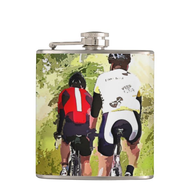 CYCLING HIP FLASK (Front)
