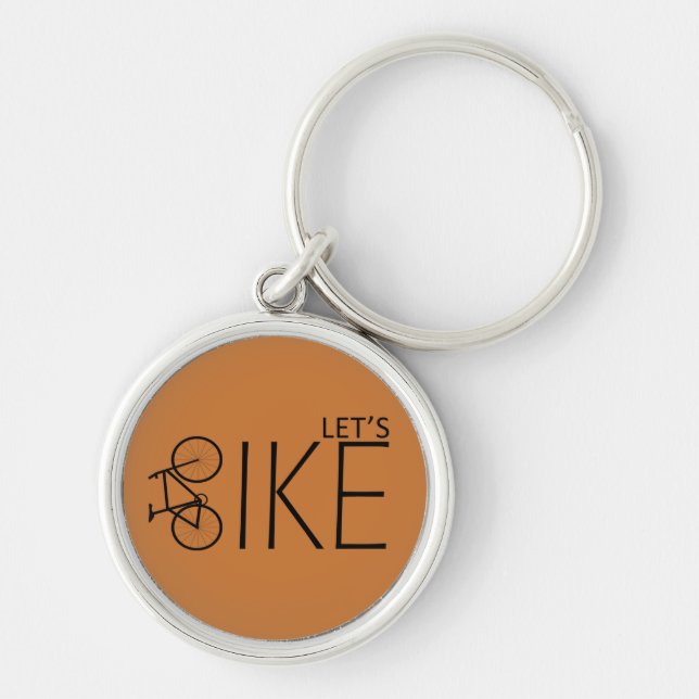  cycling inspirational quotes key ring (Front)
